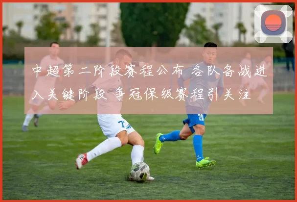 中超第二阶段赛程公布 各队备战进入关键阶段 争冠保级赛程引关注